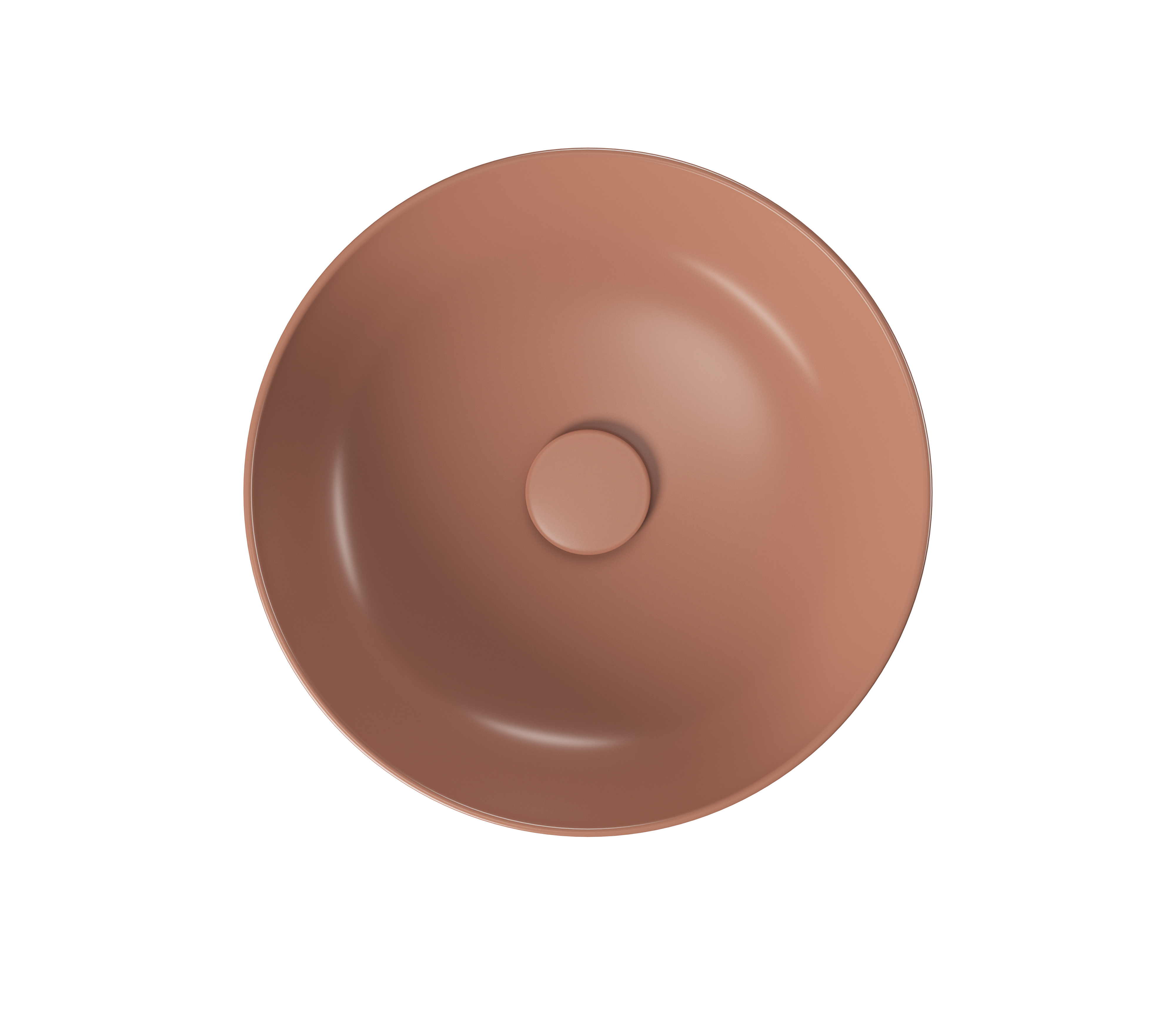 Cersanit Larga korek do umywalki bez przelewu ceglasty mat K677-096