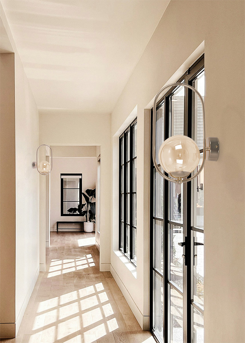 Kaja Sven kinkiet 1x10 W złoty-bursztynowy K-5398 - Wysyłka w 24h