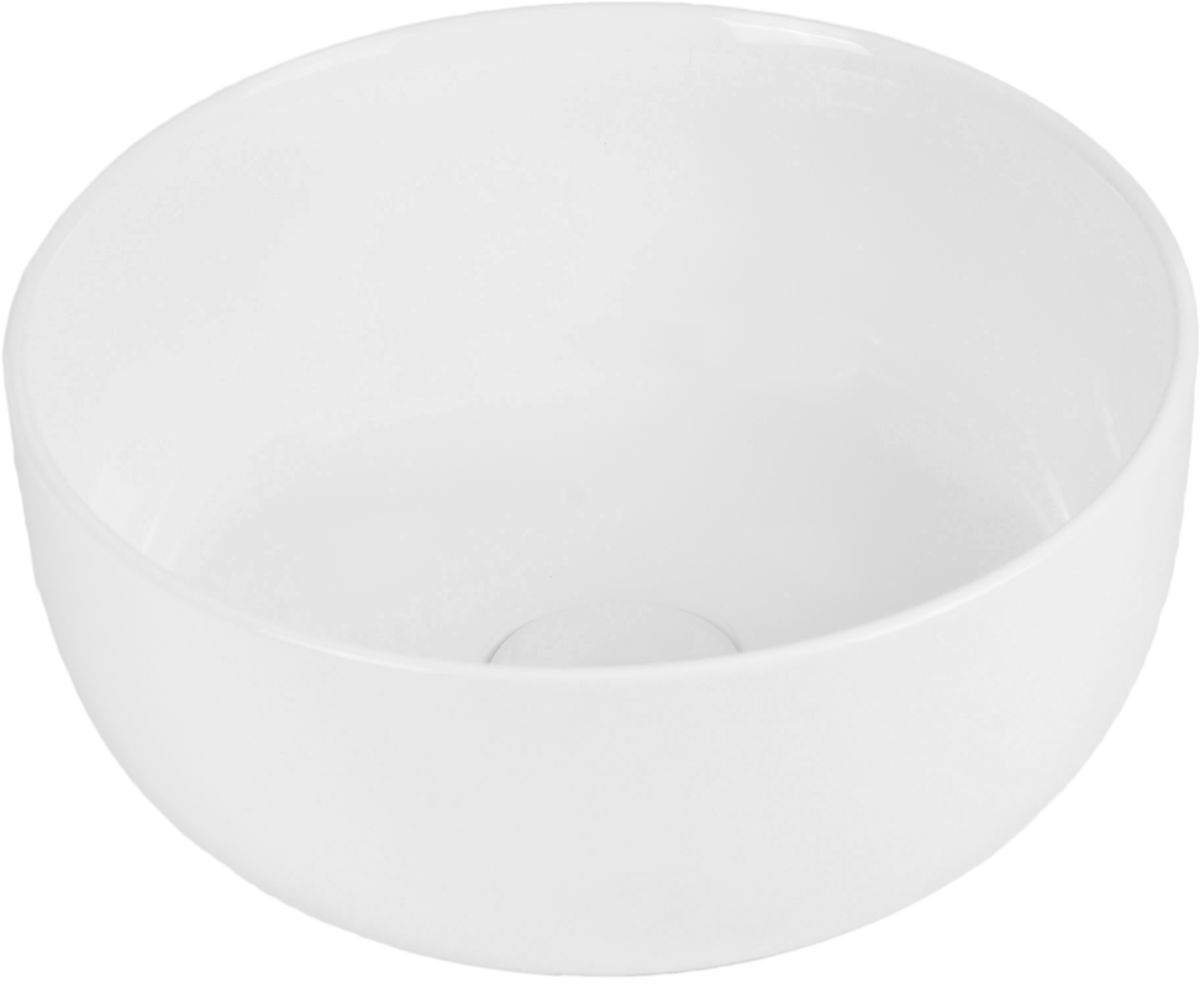 Uptrend Sofia M umywalka 33x33 cm nablatowa okrągła biały połysk UP4003-3