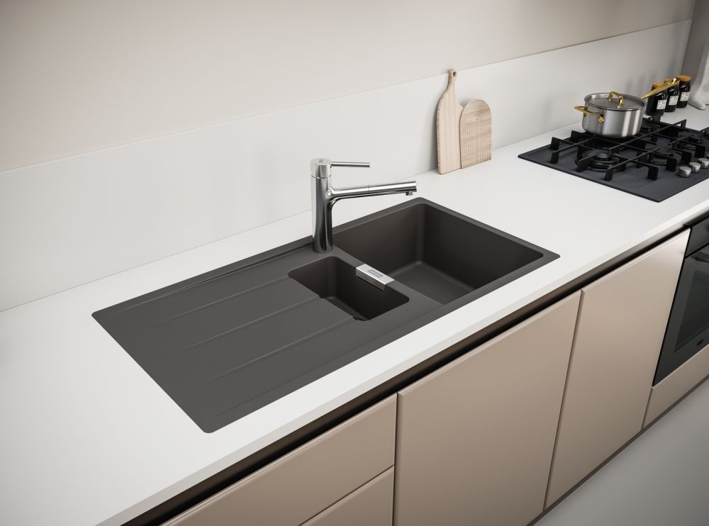 Franke Centro CNG 651-100 zlewozmywak granitowy 100x50 cm łupkowy szary 114.0716.327