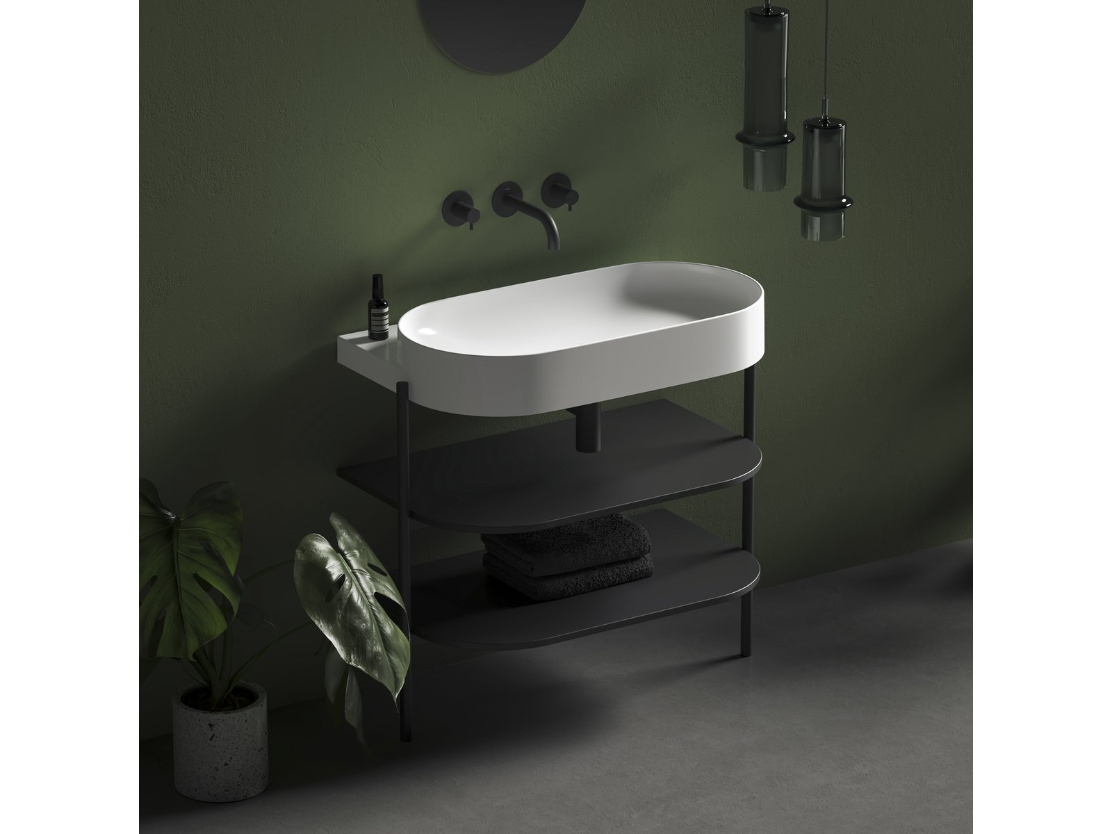 Ravak Yard umywalka 80,5x50 cm półokrągła biała XJX01080000 - Wysyłka w 24h