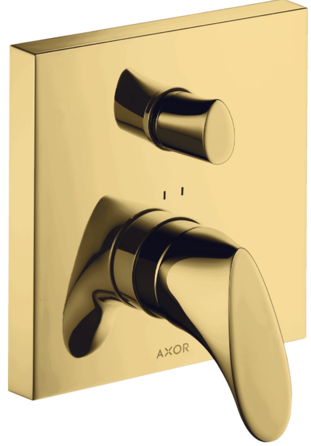 Axor Starck Organic bateria wannowo-prysznicowa podtynkowa złoty optyczny polerowany 12416990