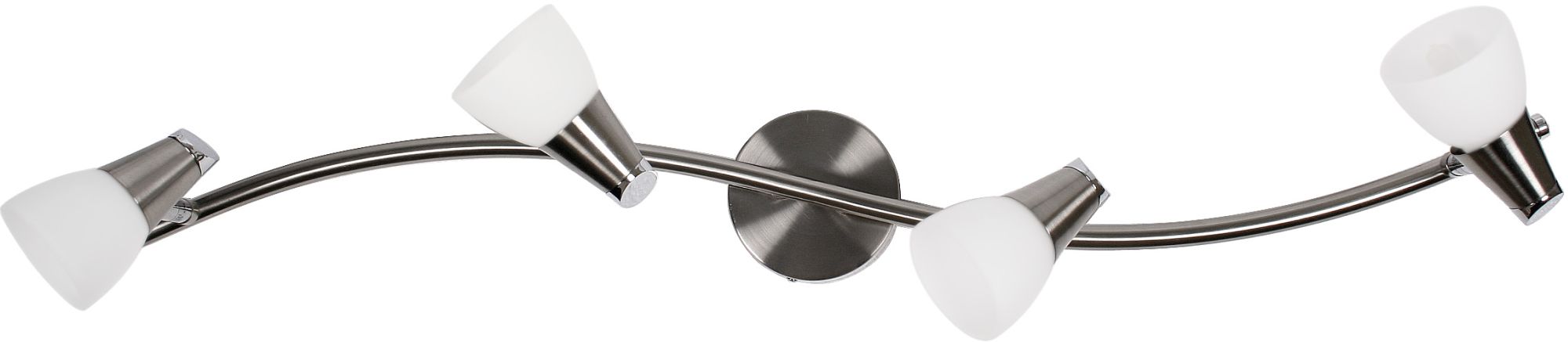 Candellux Selia lampa podsufitowa 4x40W nikiel mat/biały 94-70005