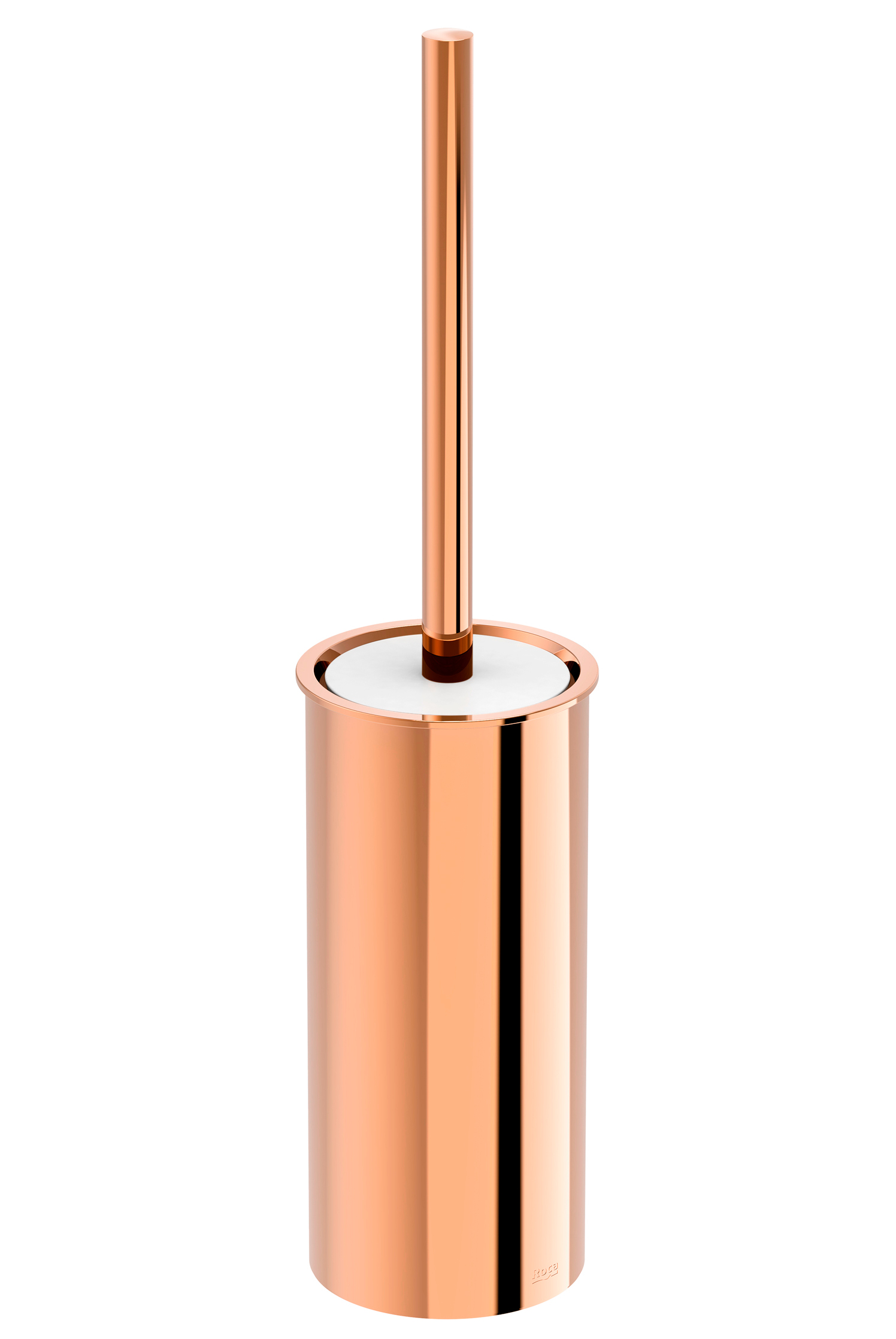 Roca Tempo szczotka toaletowa stojąca różowe złoto A817038RG0