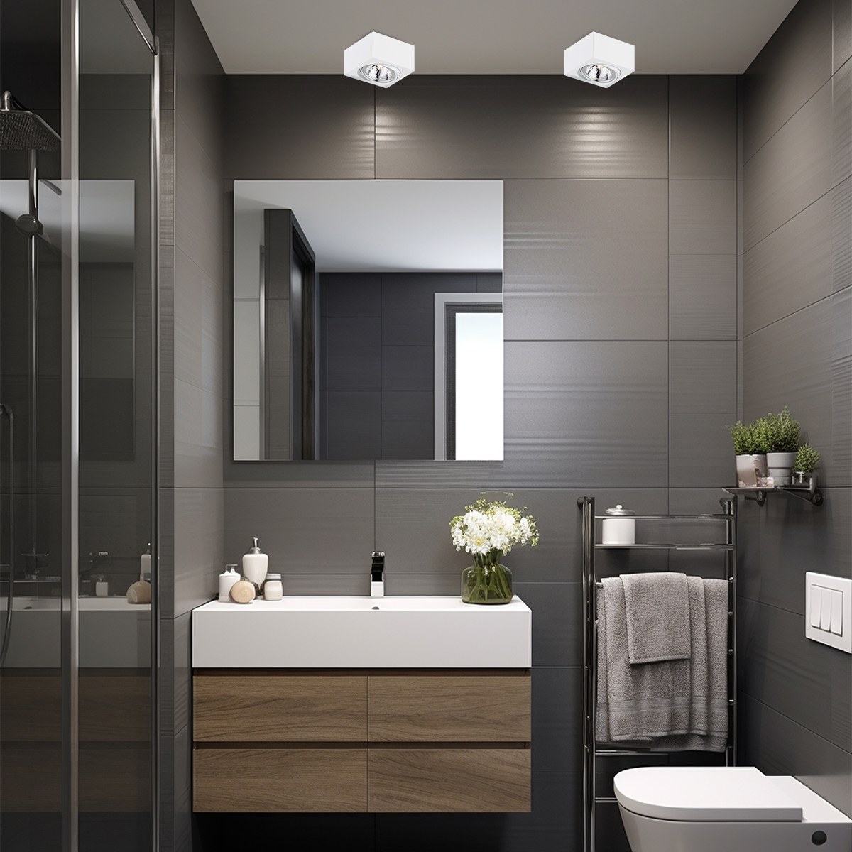 Argon Rodos lampa podsufitowa 1x6W biały 263