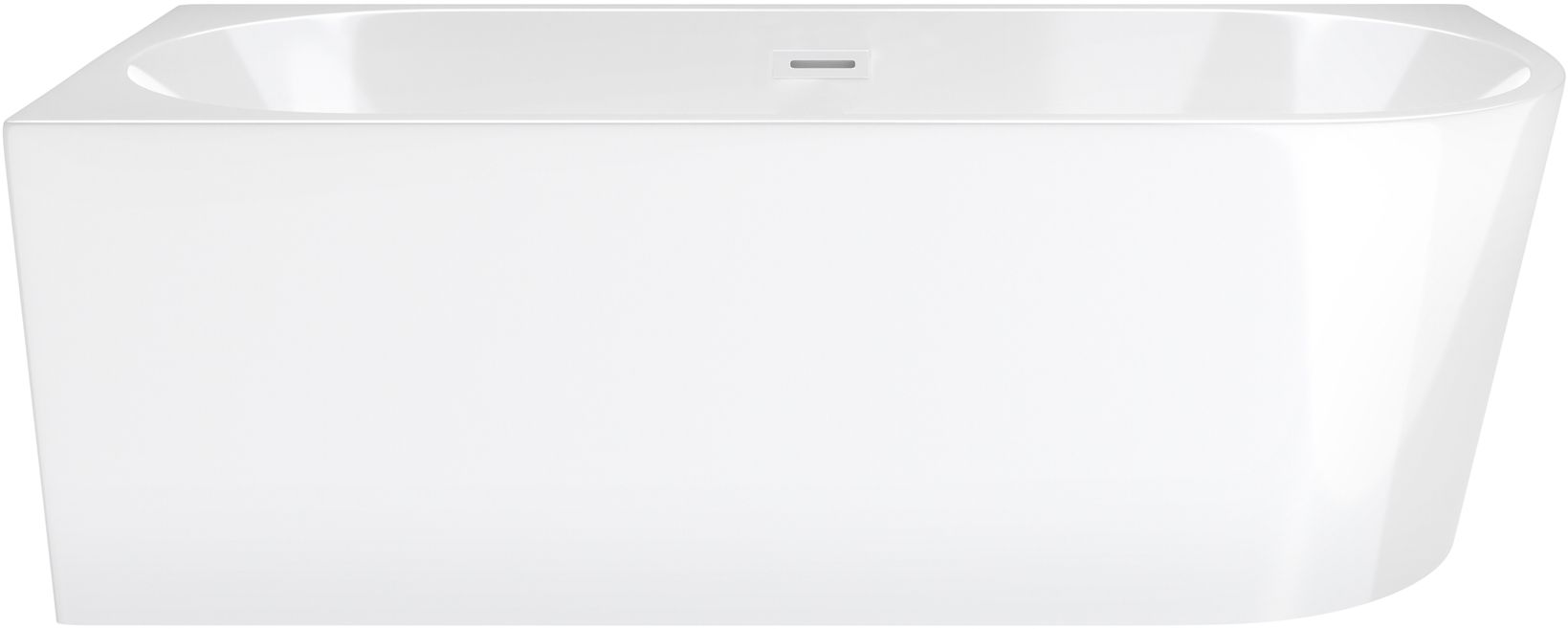 Corsan Intero wanna narożna 150x75 cm prostokątna biała E-230MLSWH