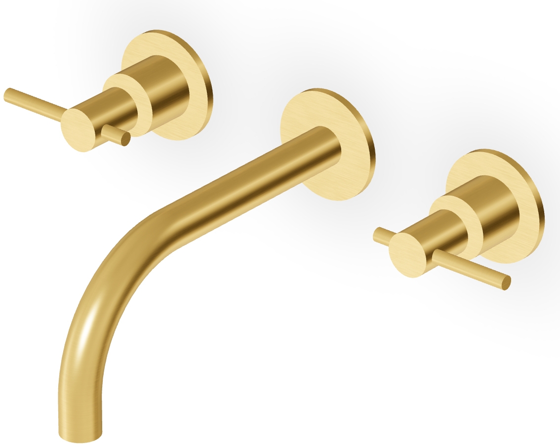 Zucchetti Helm bateria umywalkowa podtynkowa złoto szczotkowane ZHL760.XP41