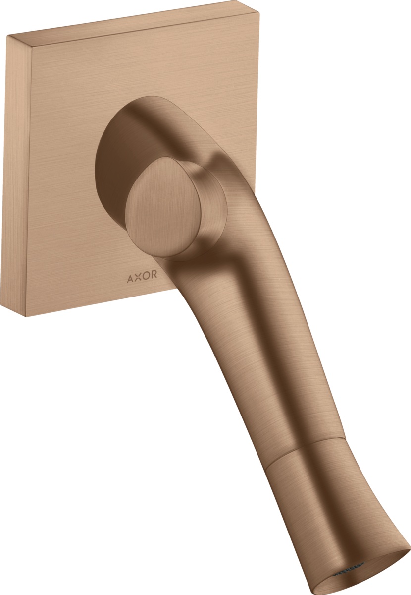 Axor Starck Organic bateria umywalkowa podtynkowa czerwone złoto szczotkowane 12015310