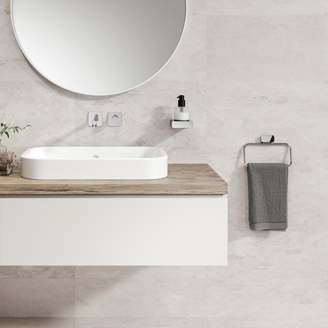 Geesa Shift wieszak na ręcznik owalny chrom 919904-02