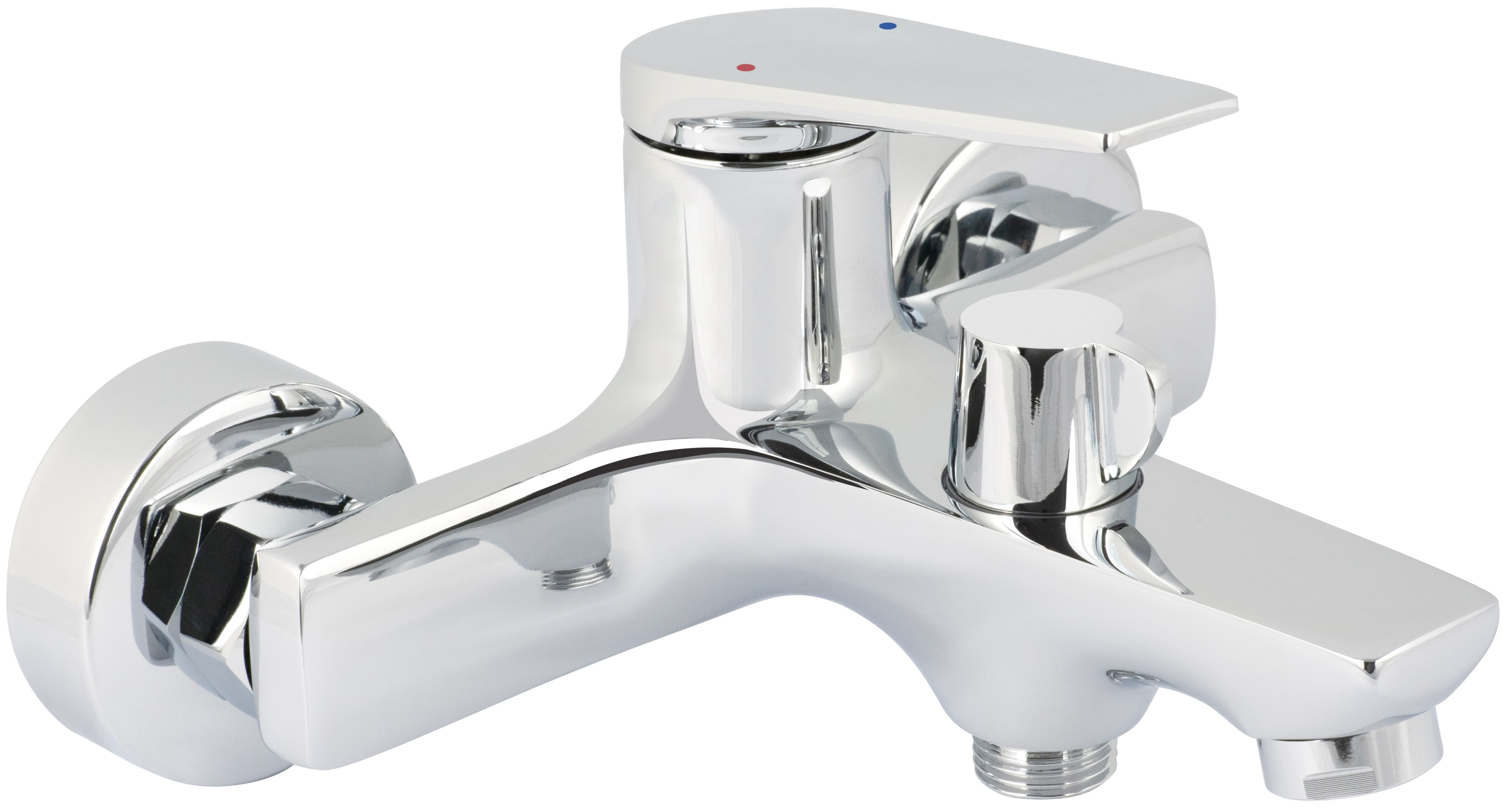 Deante Ivo bateria wannowo-prysznicowa ścienna chrom BLI_010M