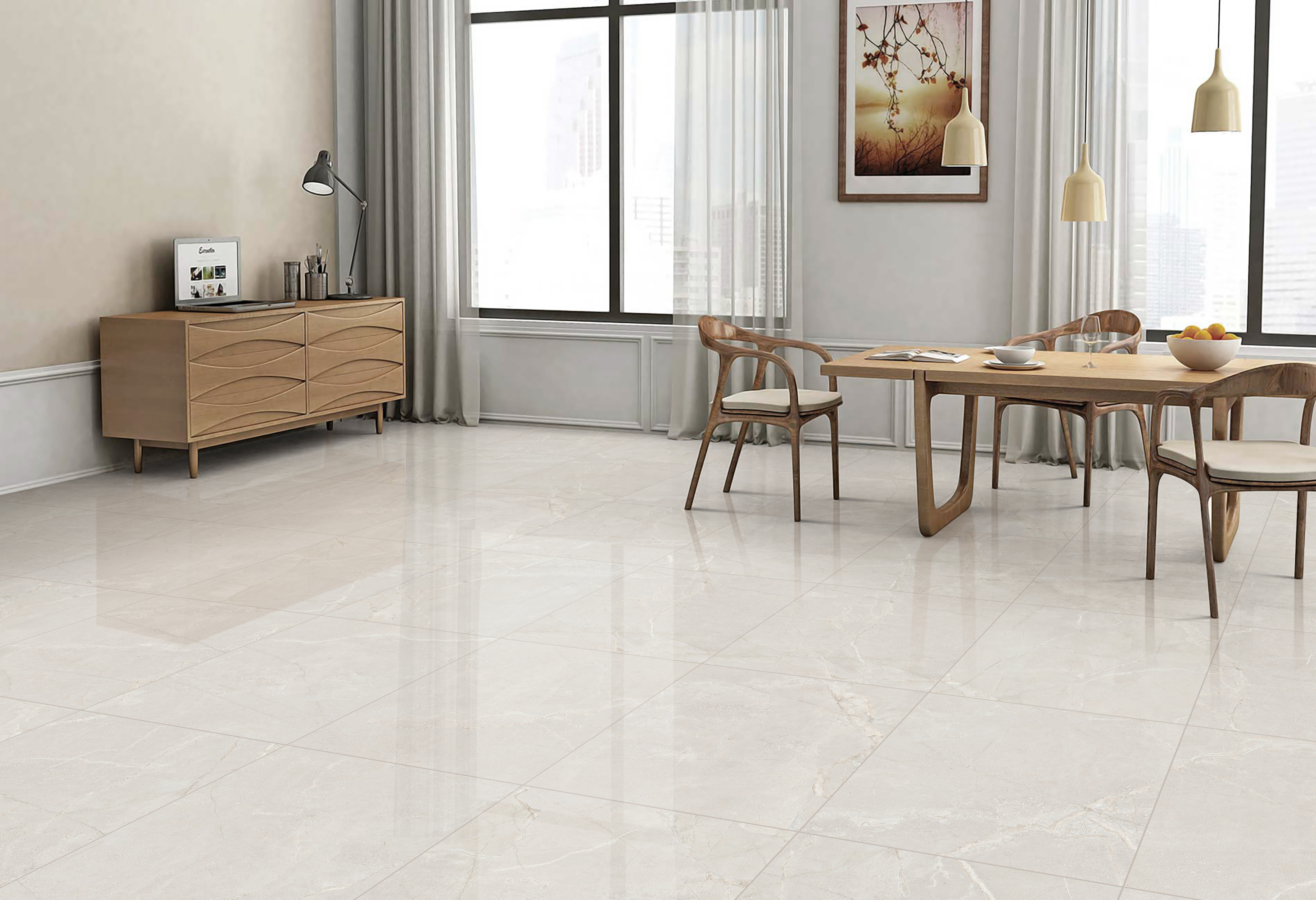 Ego Ceramics Crista płytka ścienno-podłogowa 60x60 cm szara