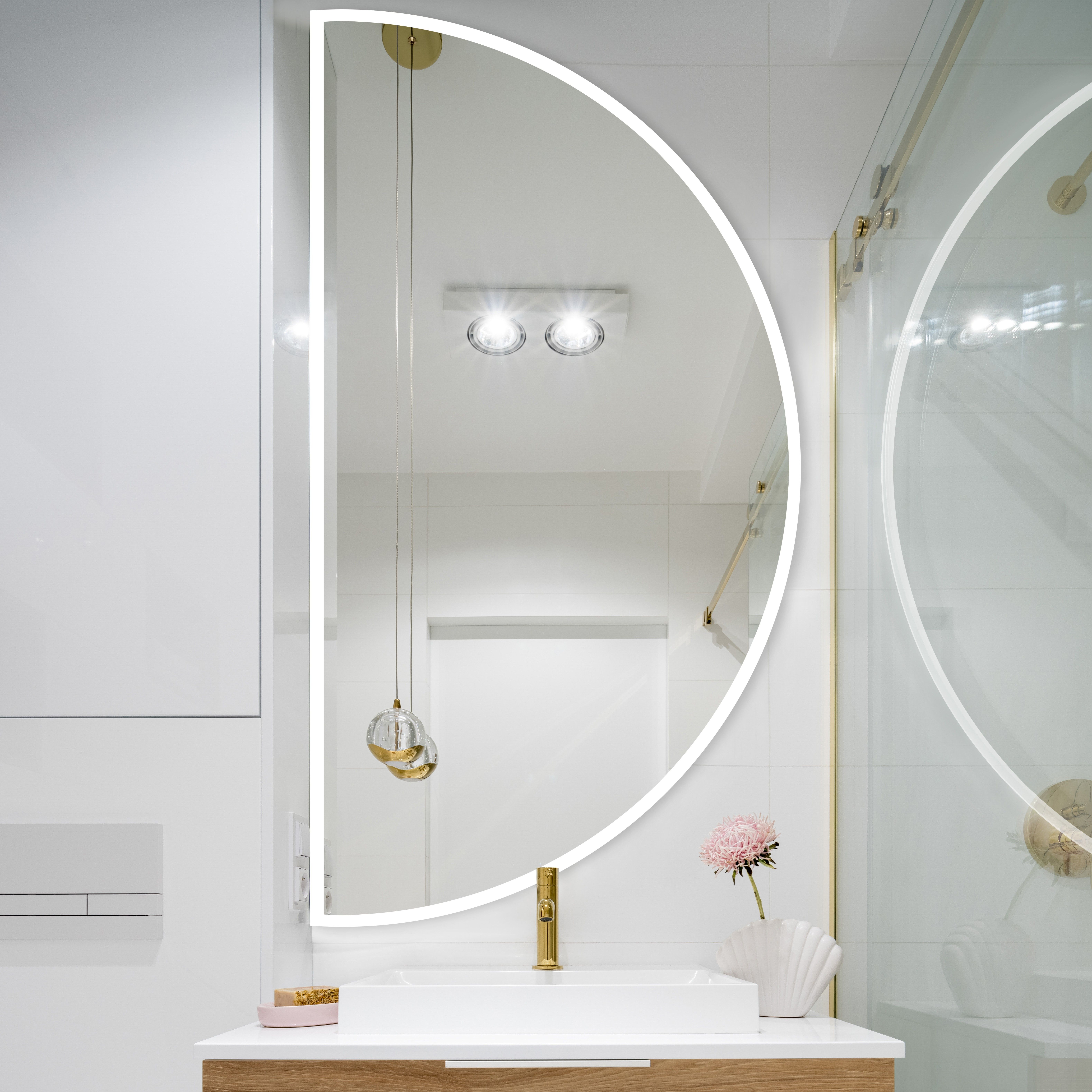 Guarda Musa lustro 50x80 cm biały FOR-MUS-BIALY-50X80