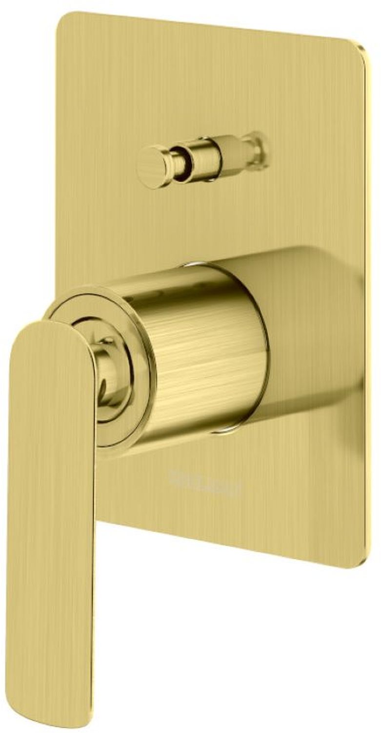 Kohlman Experience Brushed Gold bateria wannowo-prysznicowa podtynkowa złoty szczotkowany QW210EGDB