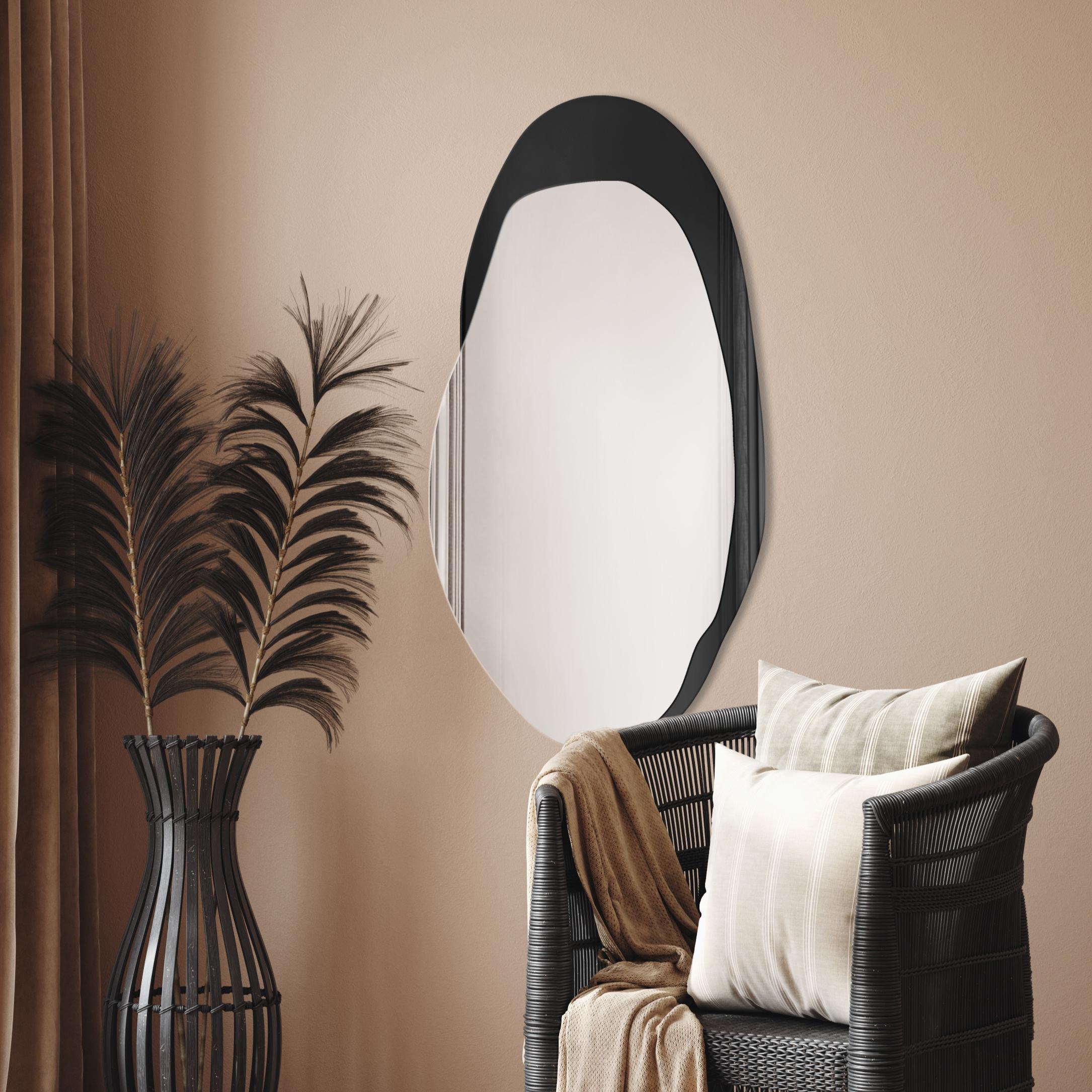 Guarda Smoky Black lustro 70x130 cm czarny/srebrny TOS-SMO-BLACK-70x130