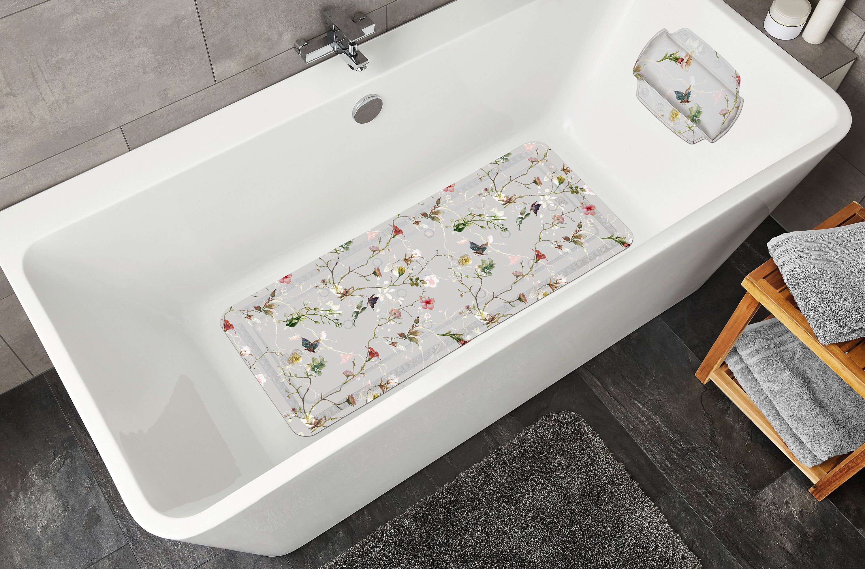 Kleine Wolke Flores mata antypoślizgowa 32x22 cm multikolor 4148148001 - Wysyłka w 24h