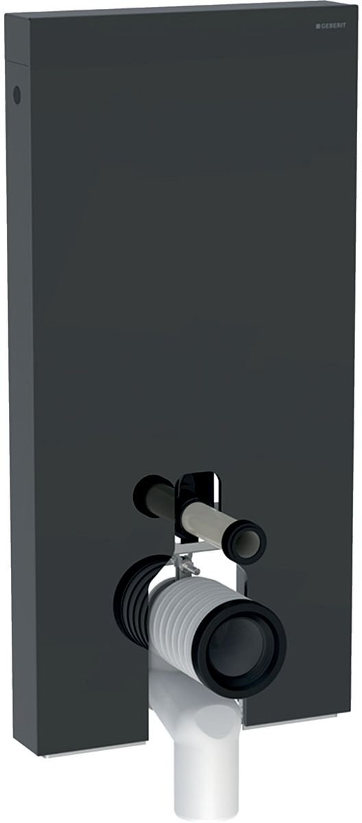 Geberit Monolith moduł sanitarny do miski WC stojącej szkło lava/aluminium 131.002.JK.5