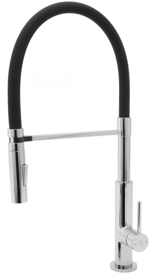 FDesign Avanza bateria kuchenna stojąca chrom/czarny FD1-A08-4B-11 - Wysyłka w 24h