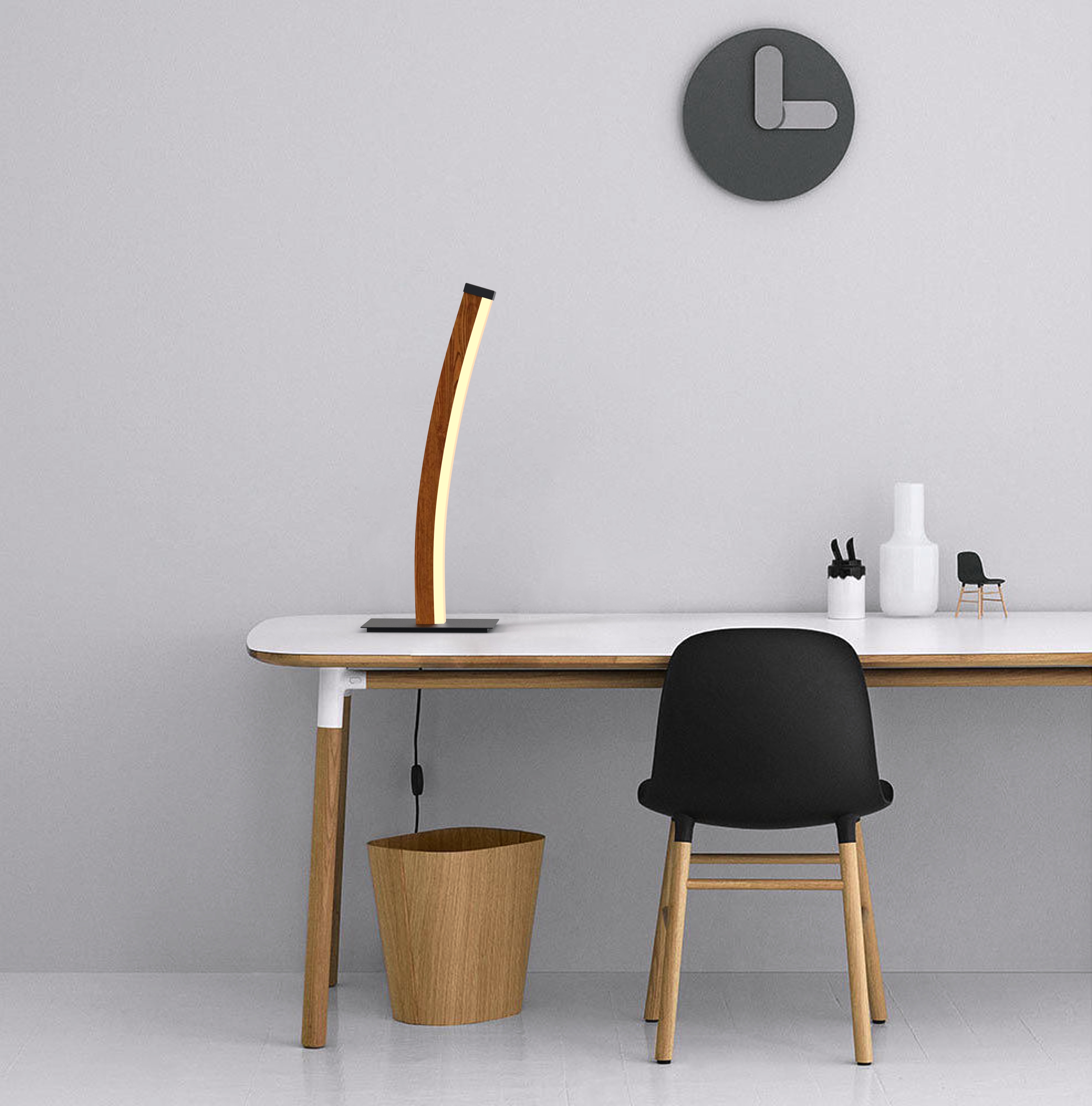 Aviano Bologna lampa stołowa 1x10 W czarna 8020-106