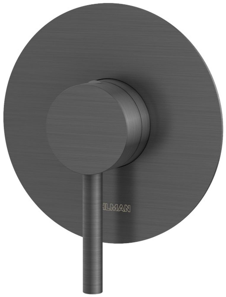 Kohlman Axel Gray bateria prysznicowa podtynkowa grafit szczotkowany QW220AG