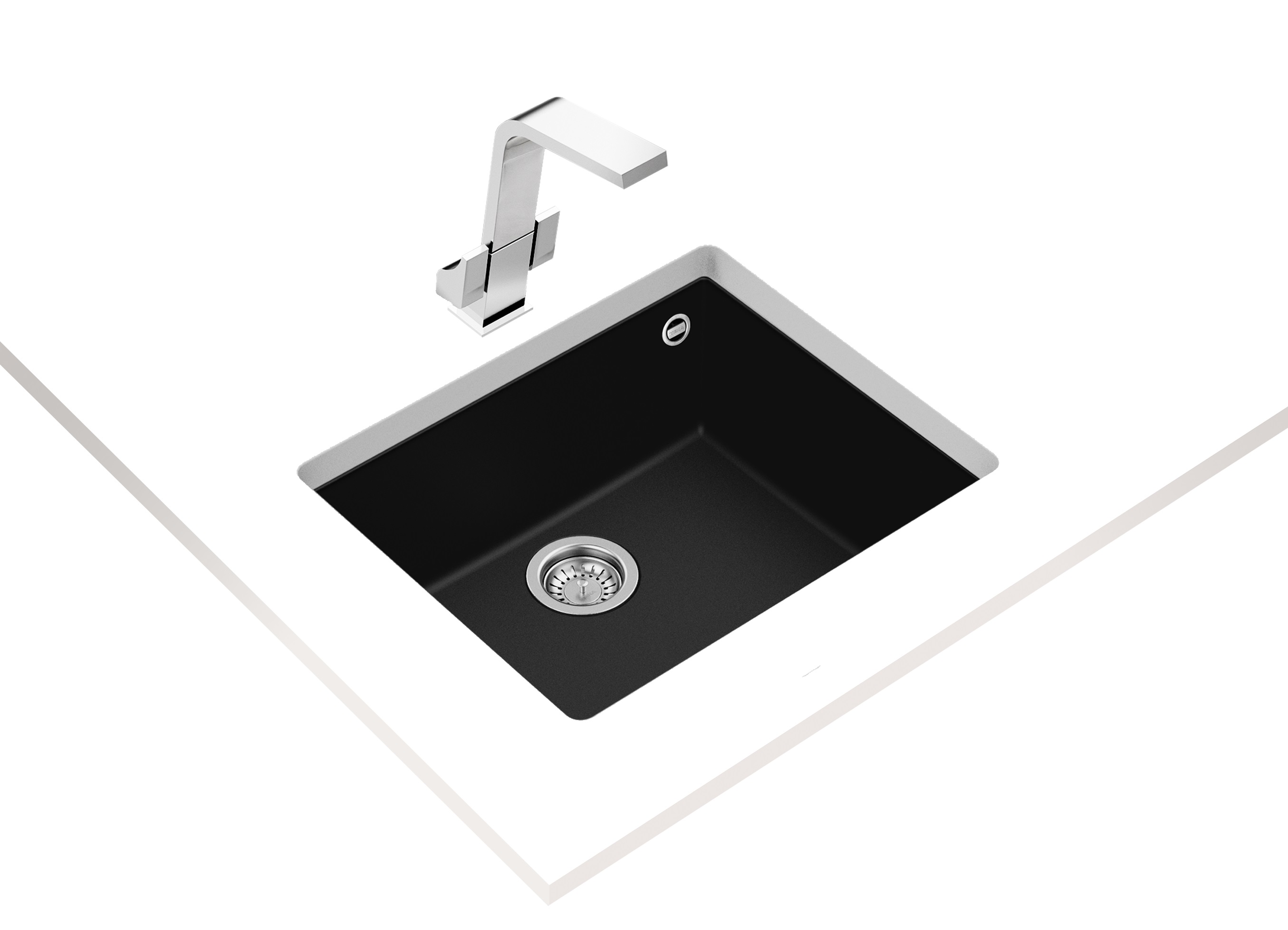 Teka Square zlewozmywak Tegranit 54x44 cm czarny 115230020 - Wysyłka w 24h