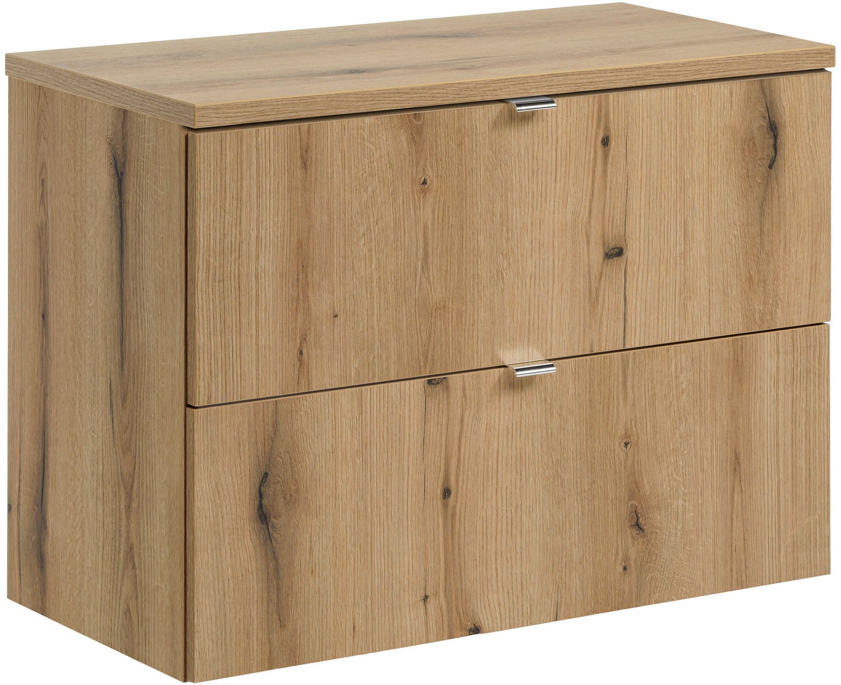 Zestaw Comad Nova Oak szafka z blatem 80 cm wisząca dąb SET-NOA B OAK 80CM S
