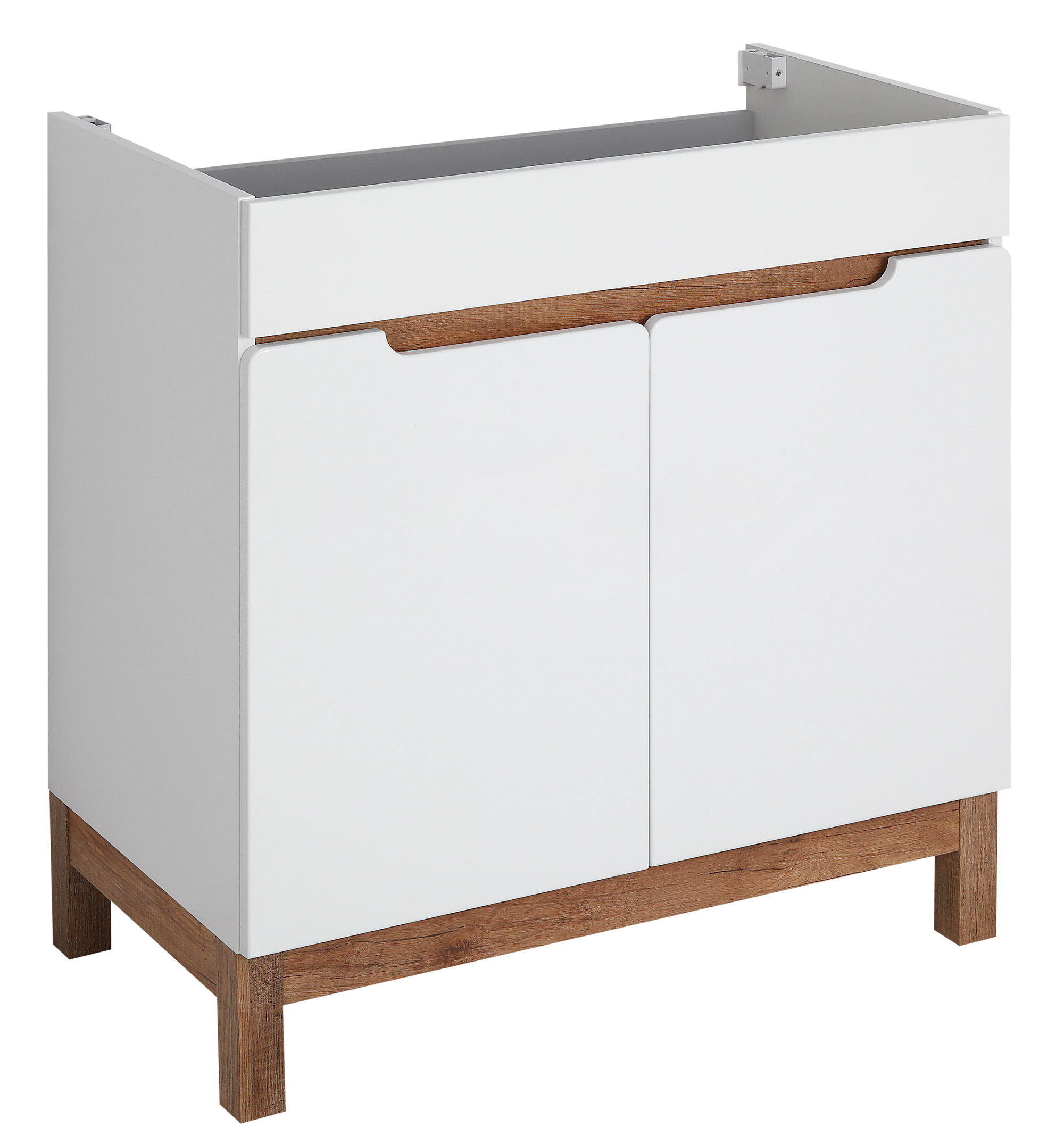 Astor Spek szafka 80 cm podumywalkowa stojąca biały połysk AM-SKU-810-70