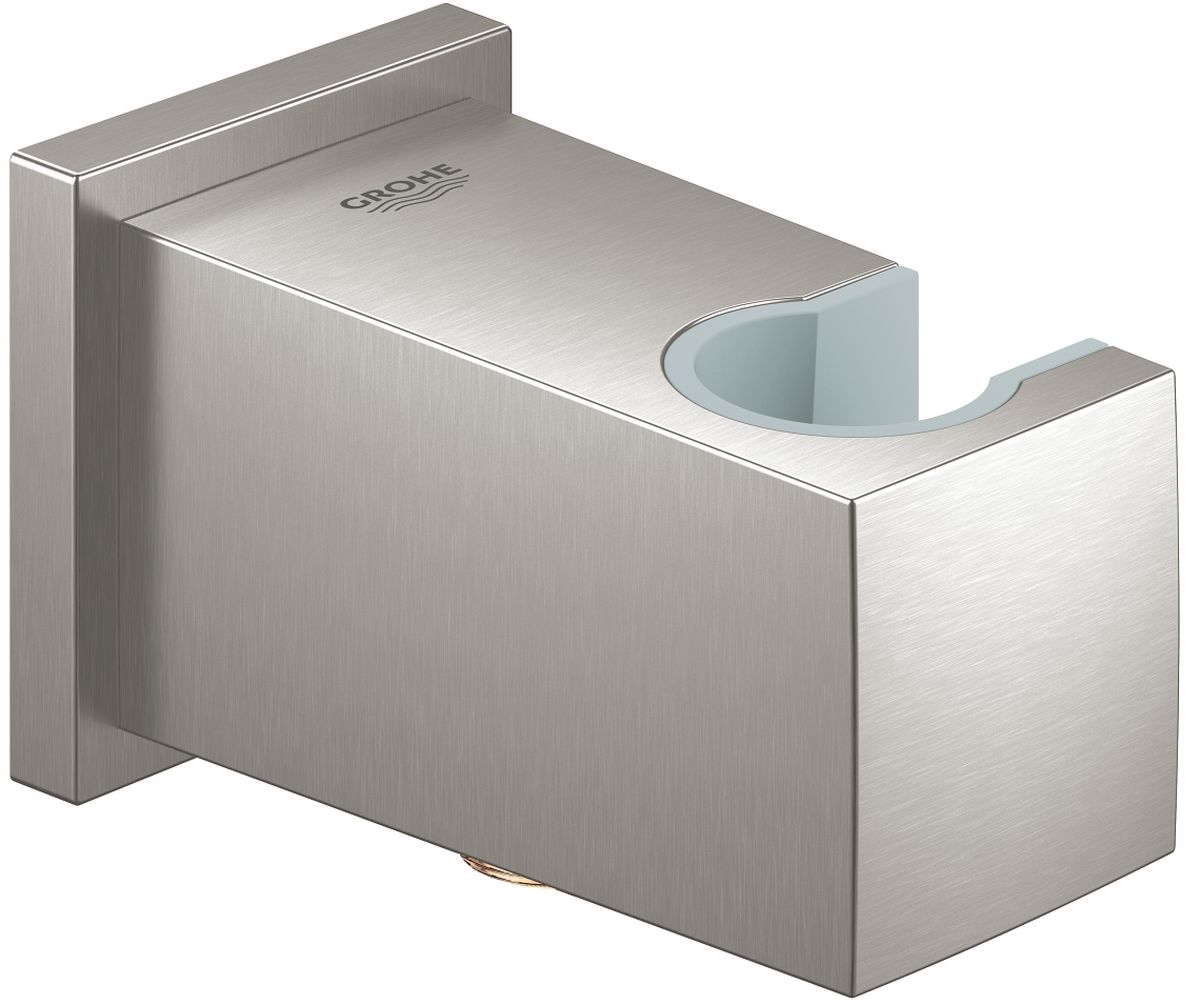 Grohe Euphoria Cube przyłącze kątowe z uchwytem ścienne stal nierdzewna 26370DC0