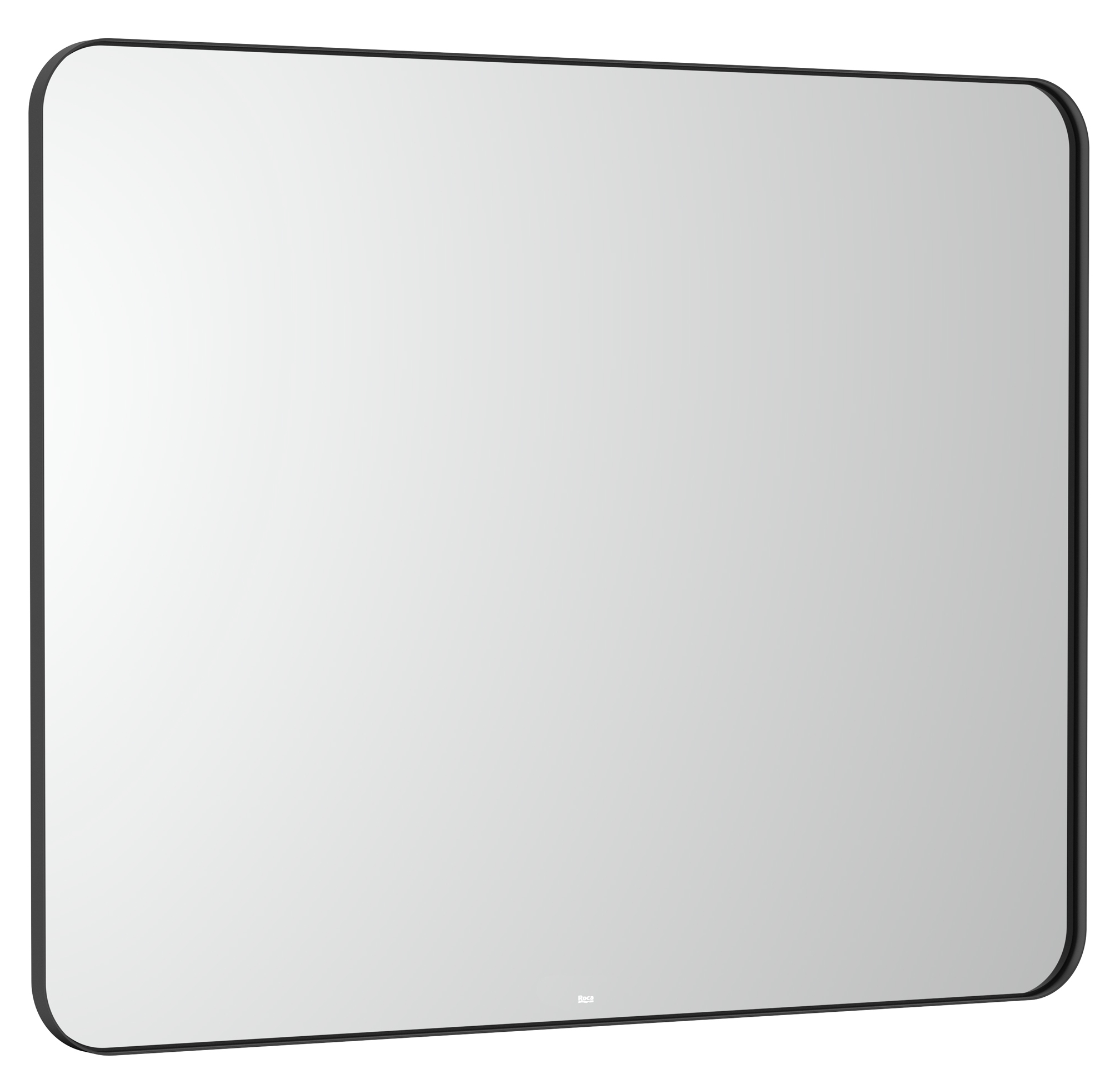 Roca Luna lustro 100x80 cm prostokątne z oświetleniem czarny A812423000