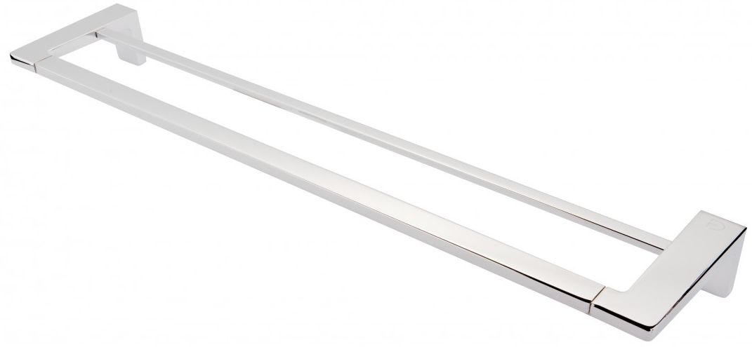 FDesign Piazza wieszak na ręcznik 60 cm drążek podwójny chrom FD6-PZA-02-11 - Wysyłka w 24h
