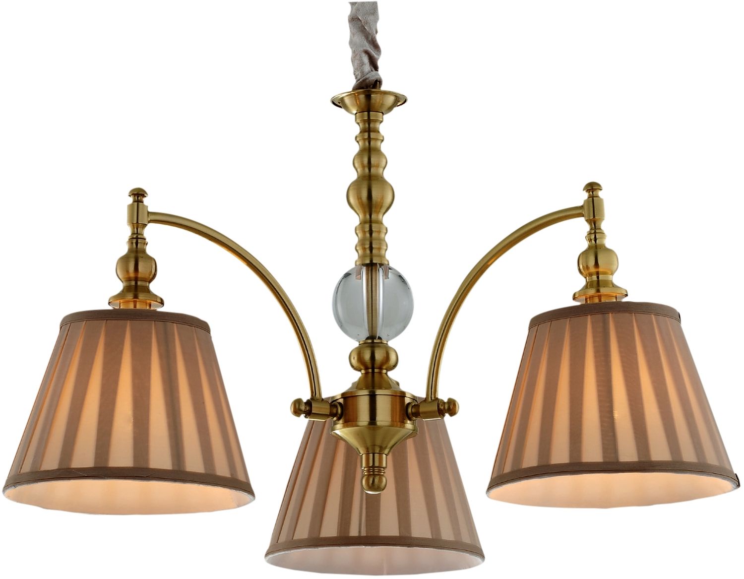 Candellux Austin lampa wisząca 3x40W patyna/brązowa 33-13842