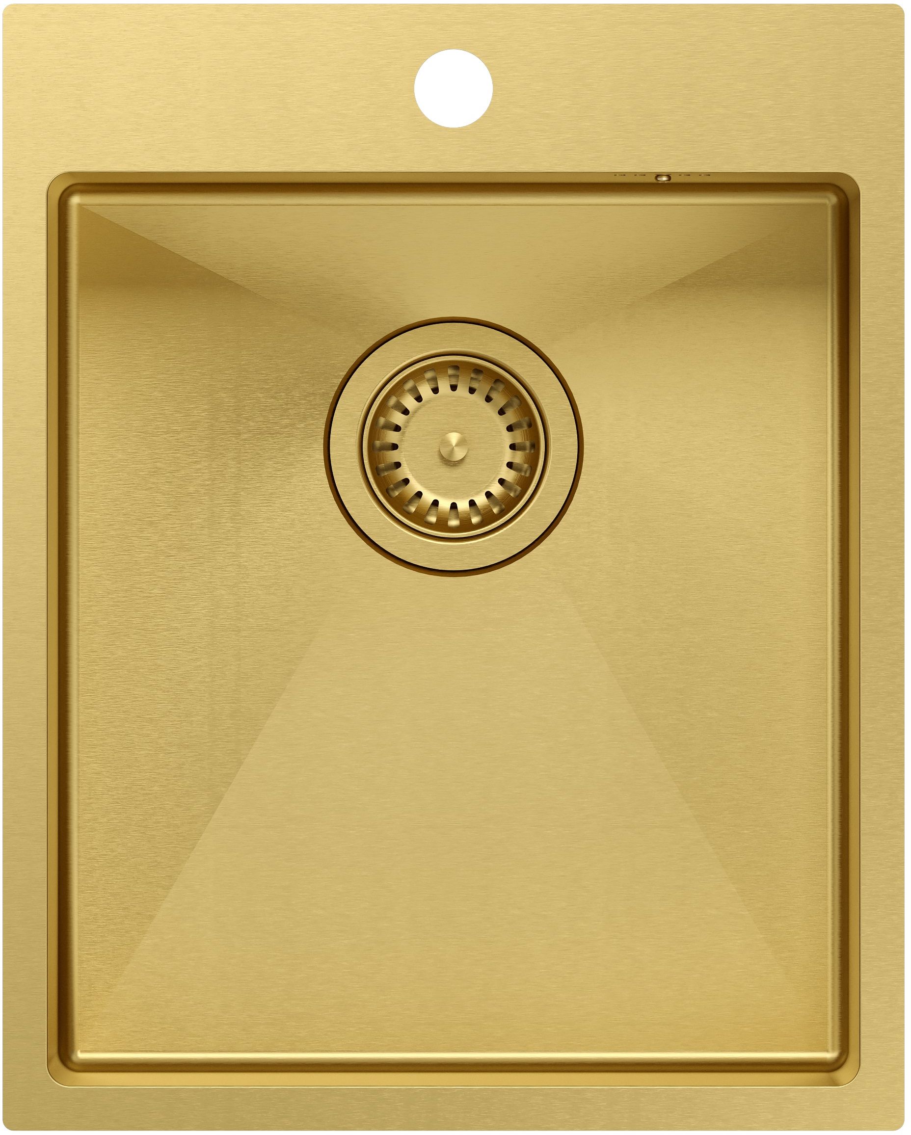 Quadron Russel 90 zlewozmywak stalowy 50x40 cm złoty HB4050PVDBSG1