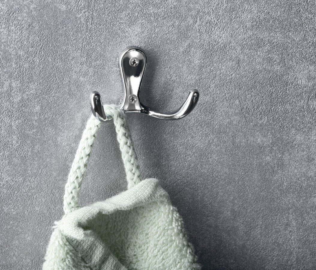 Aqualine wieszak podwójny chrom 10086