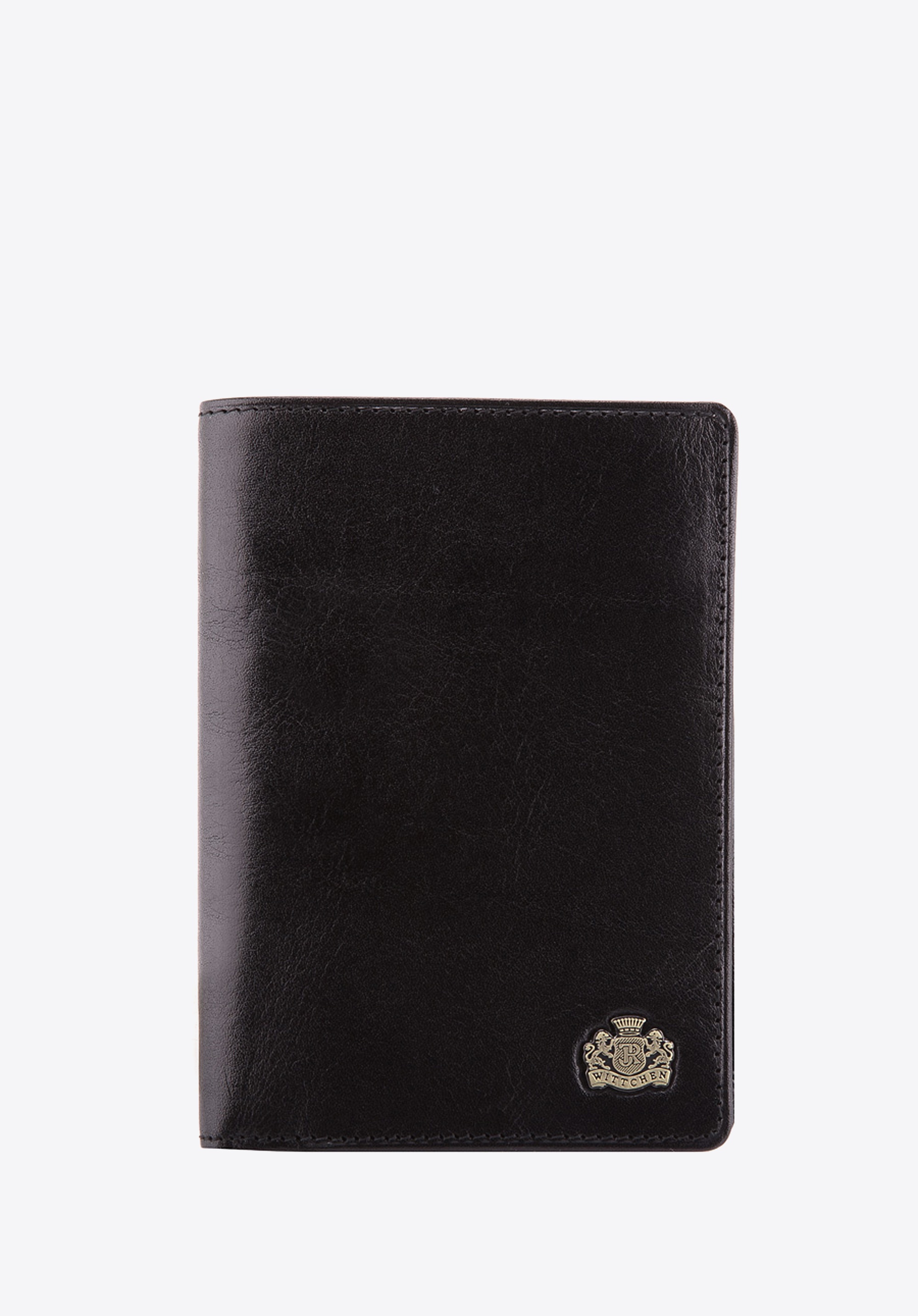 Średni portfel męski mieszczący dowód rejestracyjny czarny