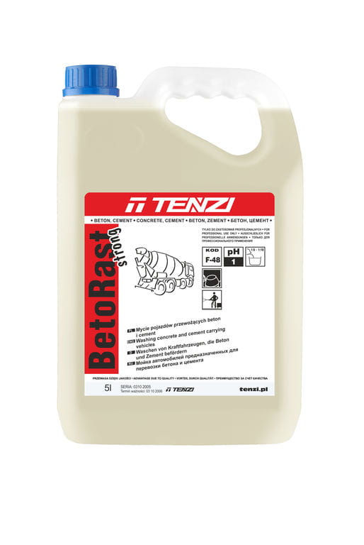 Betorast Strong 5L czyszczenie maszyn narzędzi z cementu TENZI
