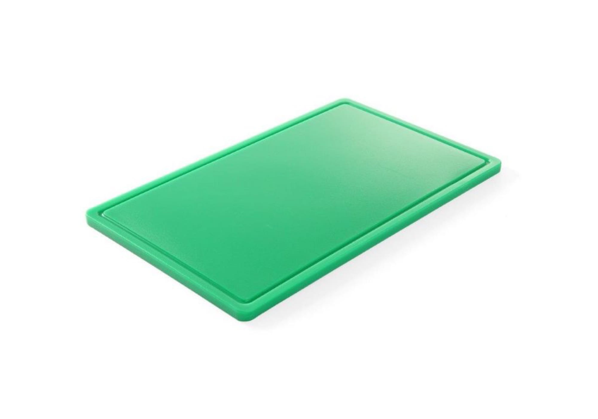 Deska do krojenia HACCP GN 1/1 z rowkiem zielona Hendi