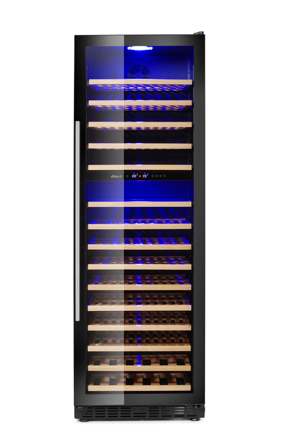 Winiarka 2-strefowa, chłodziarka do wina na 160 butelek