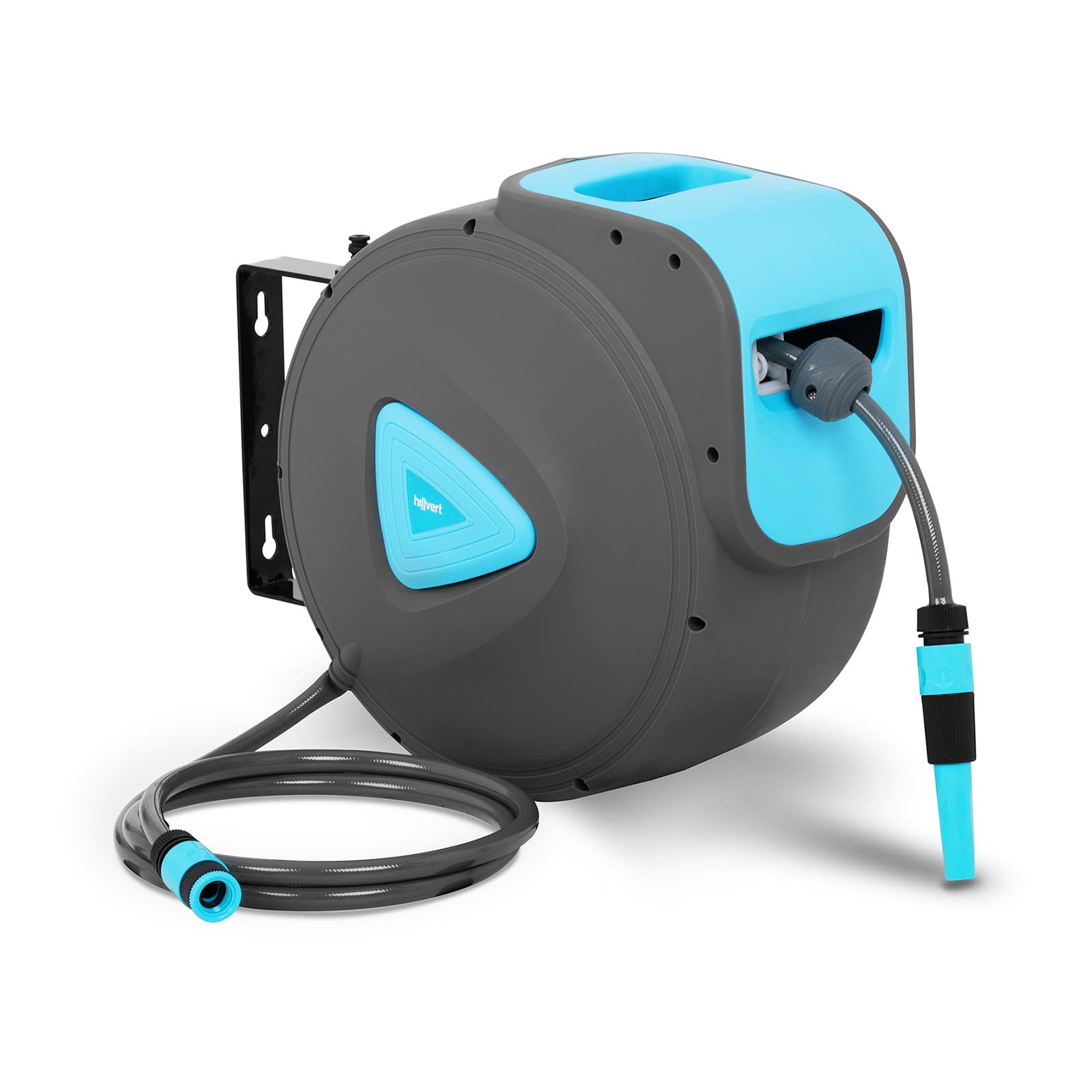 Wąż ogrodowy na bębnie 30+2m, automatyczne zwijanie