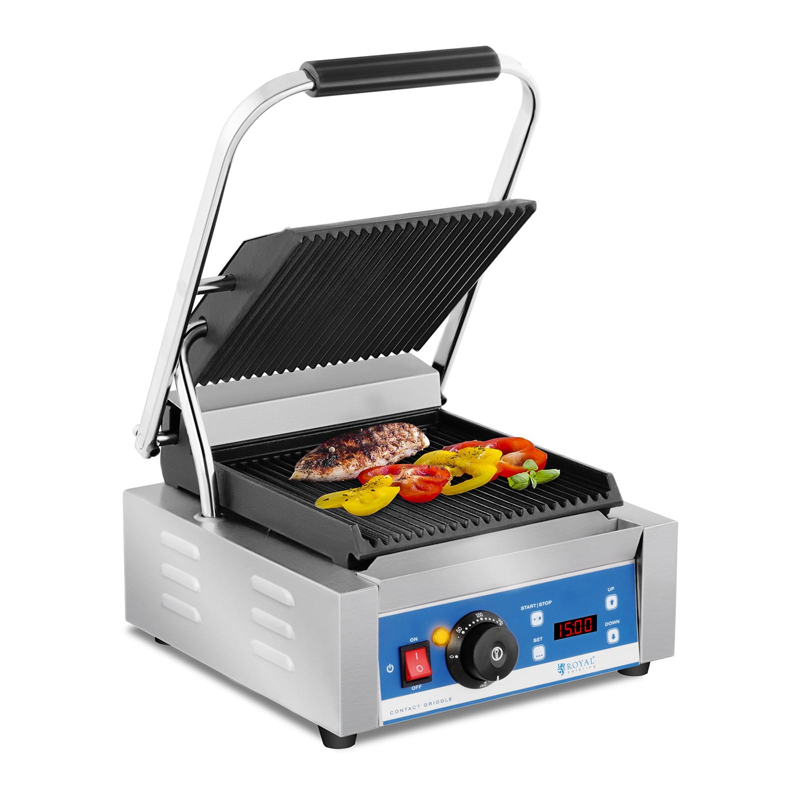 Grill kontaktowy, opiekacz 1800 W LED