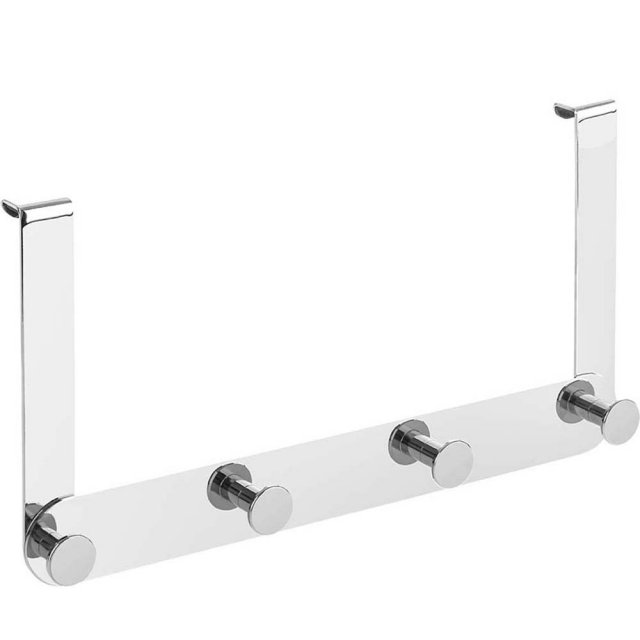 LAVEO Wieszak poczwórny MIRI na kabinę prysznicową chrom ALM_015S