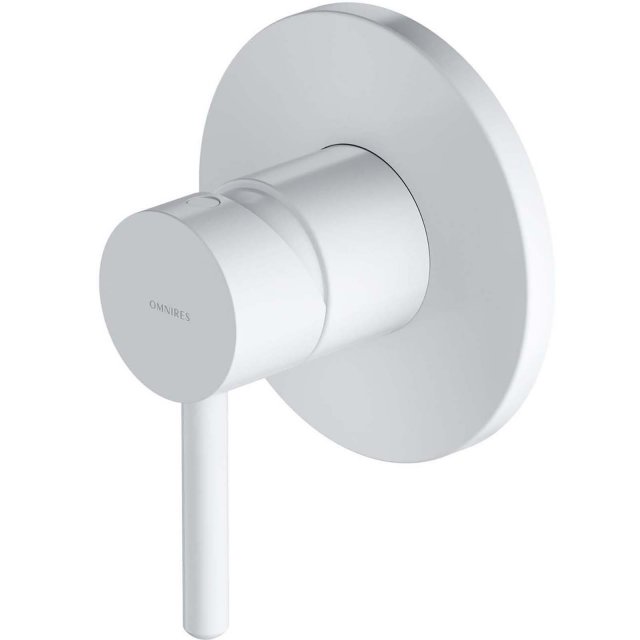 OMNIRES Bateria prysznicowa Y podtynkowa biały mat Y1245WM