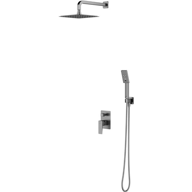 OMNIRES System prysznicowy PARMA podtynkowy nikiel szczotkowany SYSPM