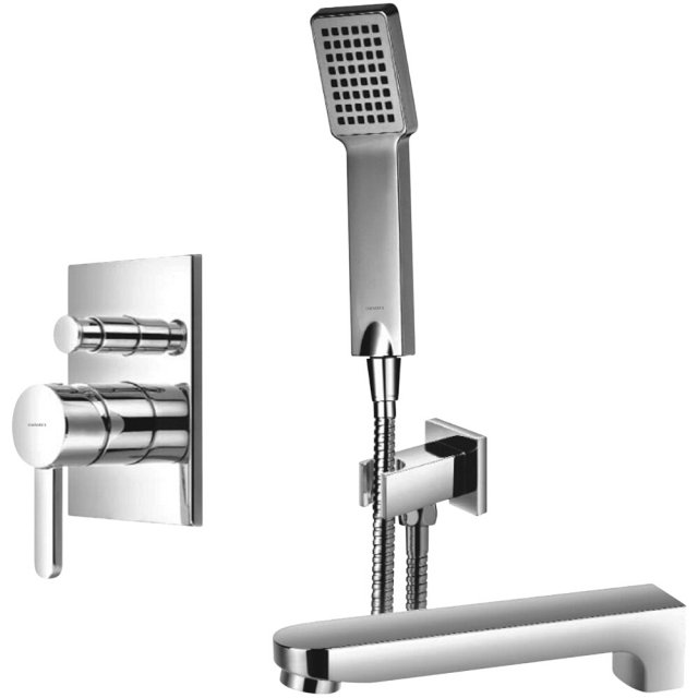 OMNIRES System wannowy DARLING podtynkowy chrom połysk SYSDAW01CR