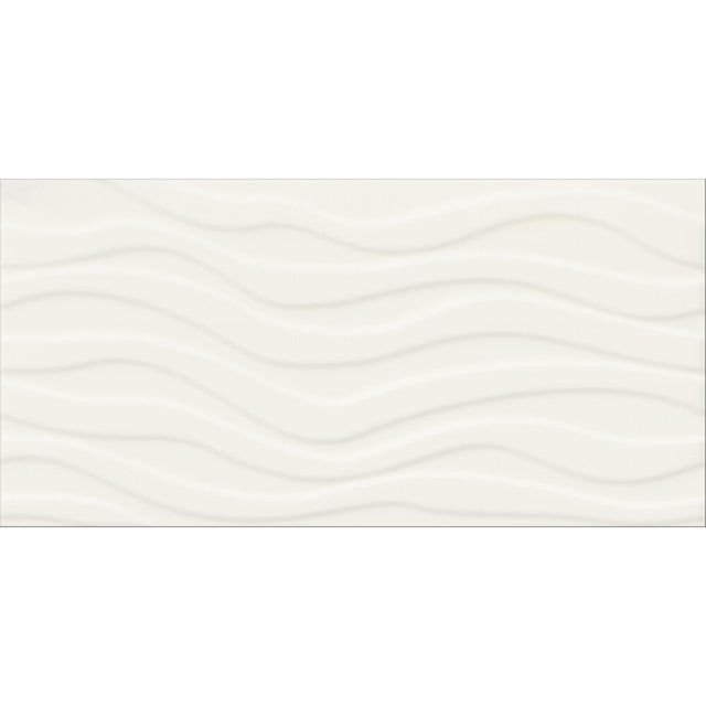 Płytka ścienna MARGARET white lines structure mat 29,7x60 gat. I