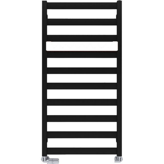 TERMA Grzejnik łazienkowy VIVO 115x50 czarny mat WGVOV115050-K9M5ZS