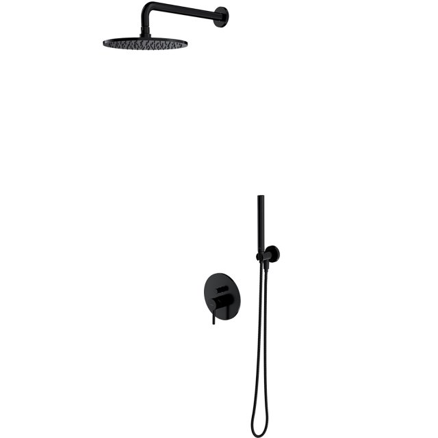 OMNIRES System prysznicowy Y podtynkowy czarny półmat SYSY18BL