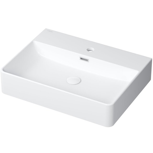 OMNIRES Umywalka nablatowa GARLAND 60 prostokątna biały połysk GARLAN