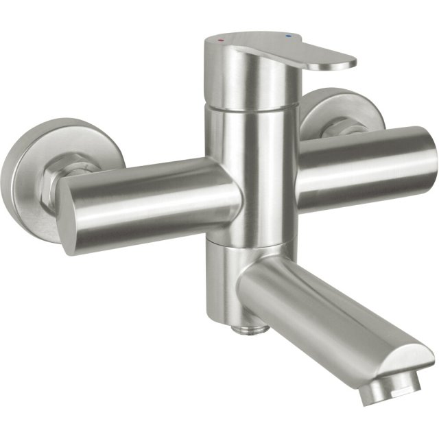 DEANTE Bateria wannowa ścienna LUPO stal BLU_F10M