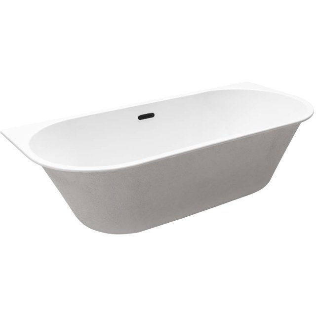 BESCO Wanna wolnostojąca przyścienna VICA SLIM + 170 z syfonem z prze