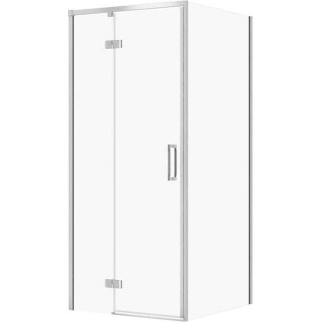 CERSANIT Kabina prysznicowa prostokątna LARGA lewa 80x90x195 cm chrom