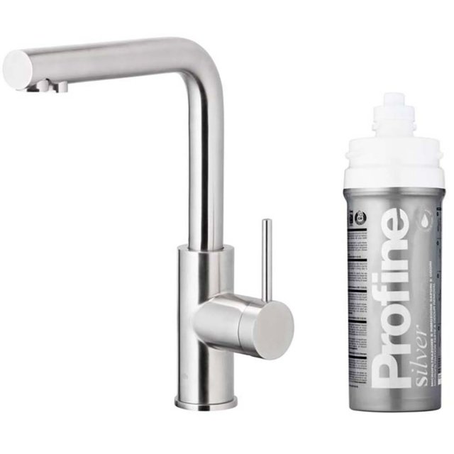 KFA Bateria kuchenna DUERO PURE z filtrem Profine Silver S chrom 6623